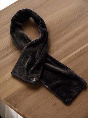 NWOT THE NORTH FACE ( 55" ) Brown Fleece Scarf TNF Logo Unisex